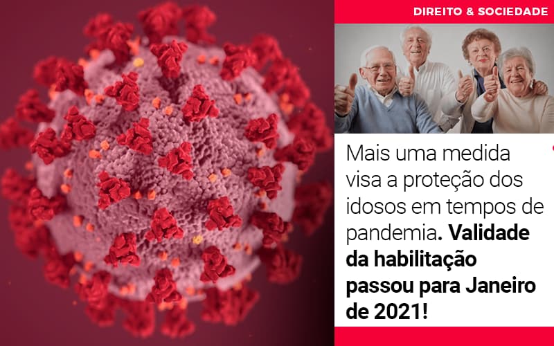 Mais Uma Medida Visa A Protecao Dos Idosos Em Tempos De Pandemia Validade Da Habilitacao Passou Para Janeiro De 2021 - Escritório de Advocacia em Várzea Paulista - SP | Dra Elaine Fernandes